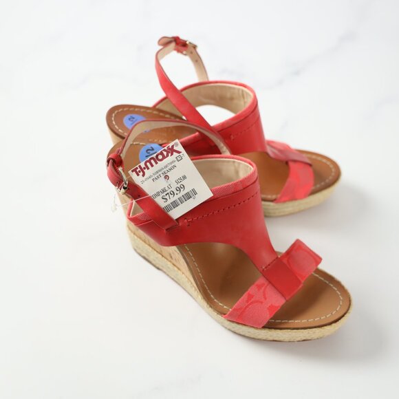 Coral Coach 'Mendez' Wedges NWT - Picture 2 of 8